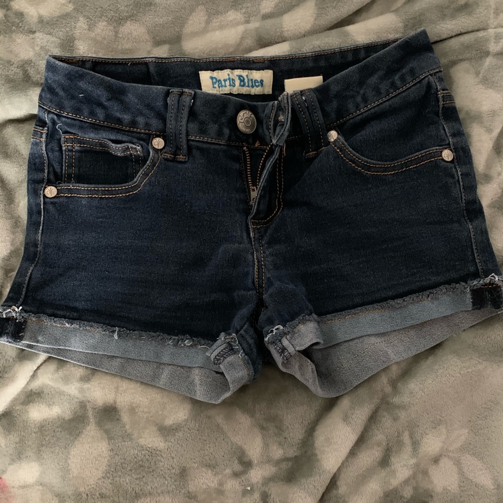 Paris blue shorts